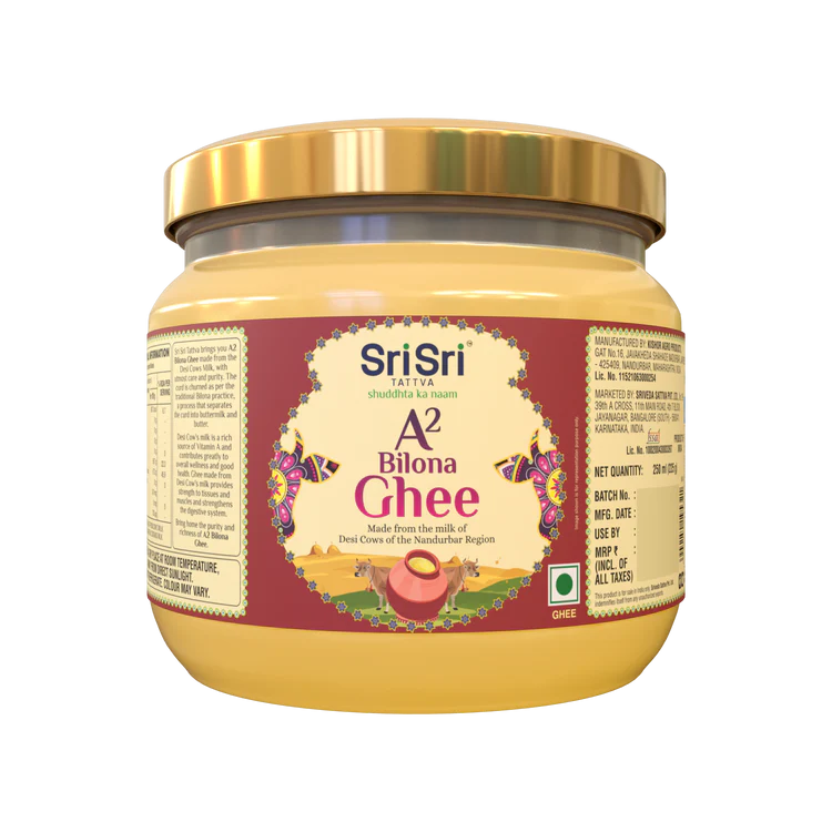 A2BilonaGhee250ml_1 SRI SRI A2 BILONA GHEE 250 ML - Image 1