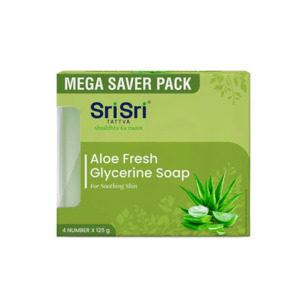 SRI SRI ALOE FRESH GLYCERINE SOAP