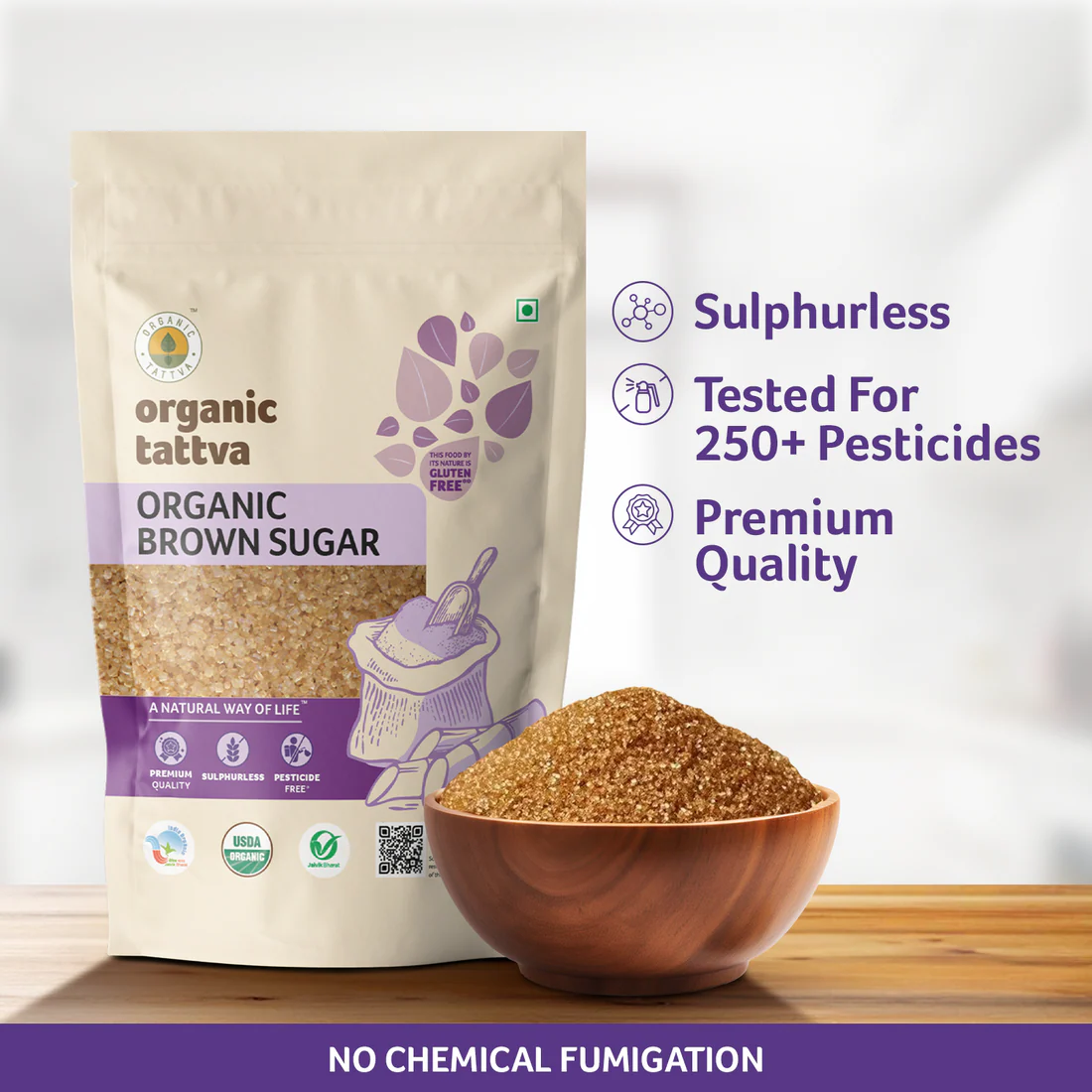 BROWN SUGAR ORGANIC TATTVA BROWN SUGAR - Image 1