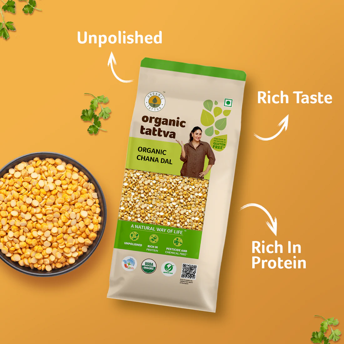 CHANA DAL ORGANIC TATTVA CHANA DAL - Image 1