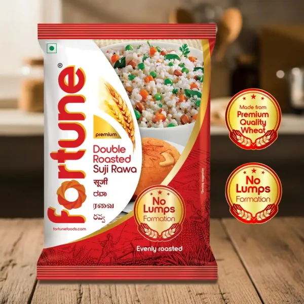 FORTUNE DOUBLE ROASTED SUJI RAVVA 500G