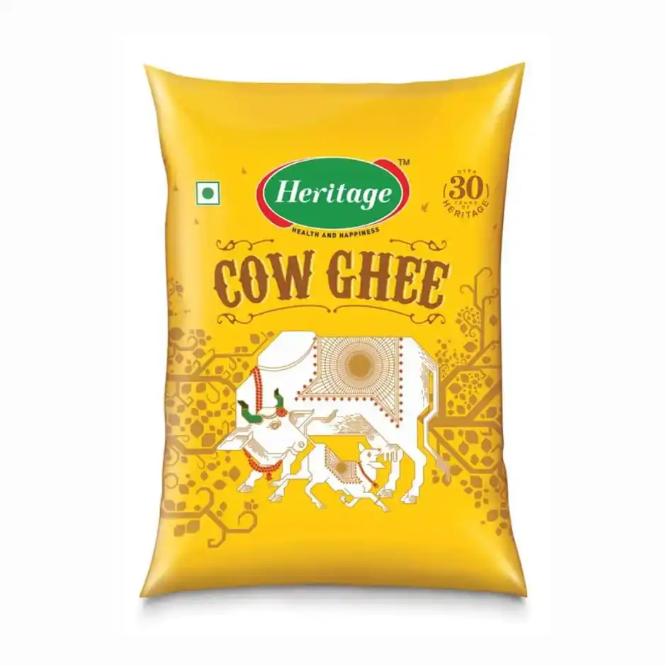Heritage-Cow-Ghee-Pouch-Pure-Classic HERITAGE COW GHEE - Image 1