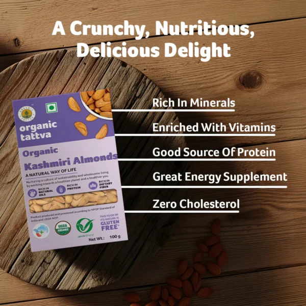 ORGANIC TATTVA KASHMIRI ALMONDS