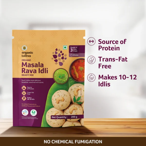 ORGANIC TATTVA MASALA RAVA IDLI READY MIX