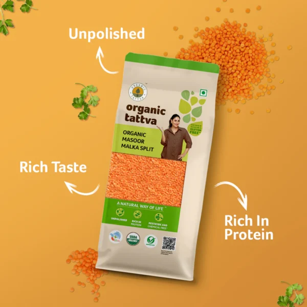 ORGANIC TATTVA MASOOR MALKA SPLIT