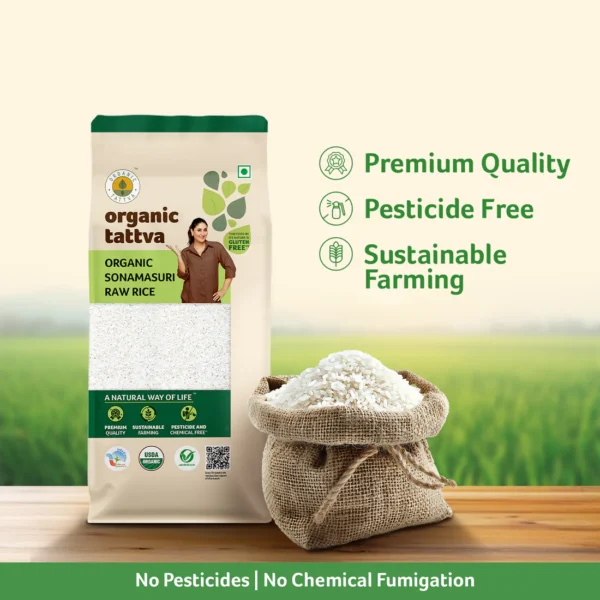 ORGANIC TATTVA SONAMASURI RAW RICE