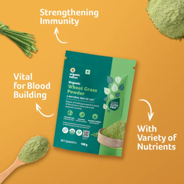 ORGANIC TATTVA WHEAT GRASS POWDER